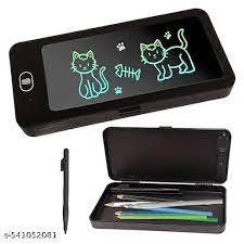 Geometry Pencil Box with Multi color Kids Writing Table