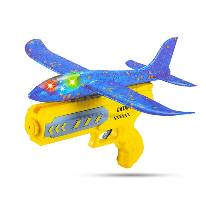 Catapult Aircraft Launcher Toy Gun with Light Main image