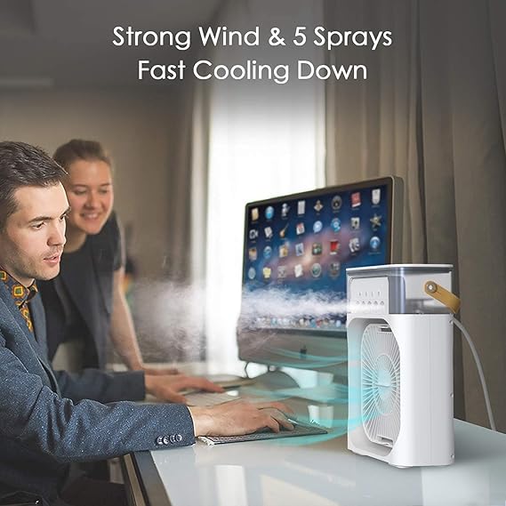 Portable Air Cooling Mist Fan ( Big Size ) Secondary image
