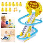 Duck Race Track Set With LED Flashing Lights & Music
