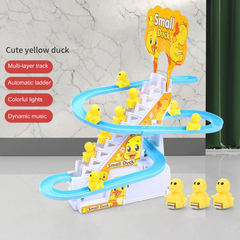 Duck Race Track Set With LED Flashing Lights & Music Main image