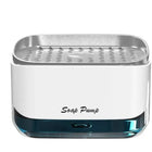Automatic Soap Dispenser with Sponge Holder for Kitchen, Refillable Soap Container with Drain, Convenient Cleaning Tool