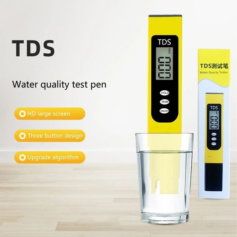 Tds Water Quality Testing Pen Digital Lcd Pen Tester | Water Quality Monitor Purity Measure Tool Main image