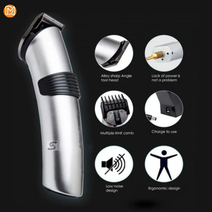 Dengleng RF-609 Original Rechargeable Hair And Beard Shaving Machine Grooming For Men