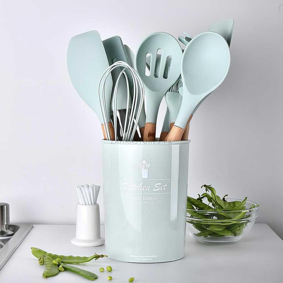 12 Pcs Silicone Cooking Utensils Kitchen Utensil Set Main image