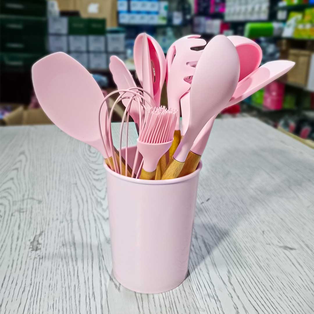 12 Pcs Silicone Cooking Utensils Kitchen Utensil Set