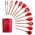 12 Pcs Silicone Cooking Utensils Kitchen Utensil Set