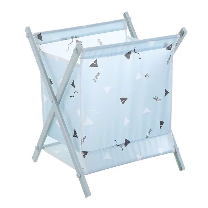 Dirty Clothes Basket Fabric Dust-proof Clothes Basket Foldable Bathroom Storage Basket Waterproof Storage Basket
