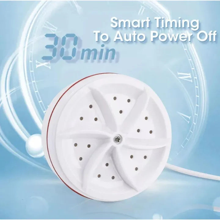 Mini Washing Machine USB Rotating Turbine Portable Washing Machine For Socks Underwear Wash Dishes For Travel Home Business Trip Main image